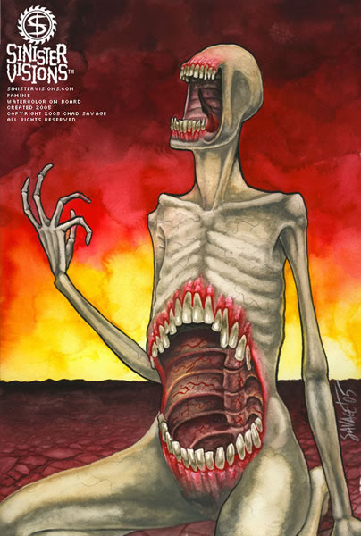 Fome, doenças e morte